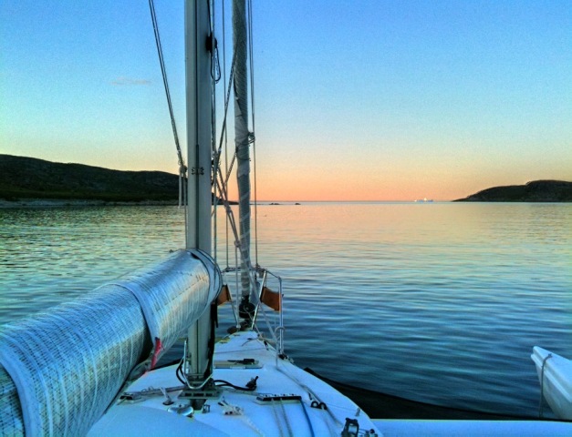 Brig Harbor Island Sunset