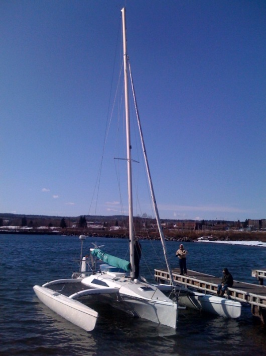 In the water at Two Harbors