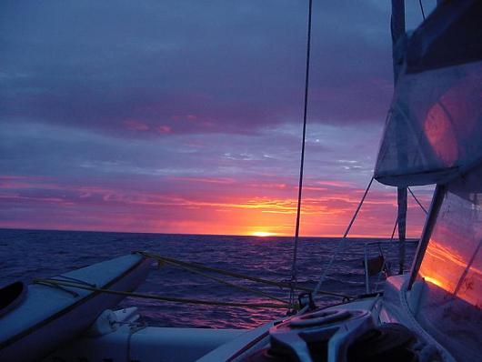 Red sky in the morning, sailor take warning!